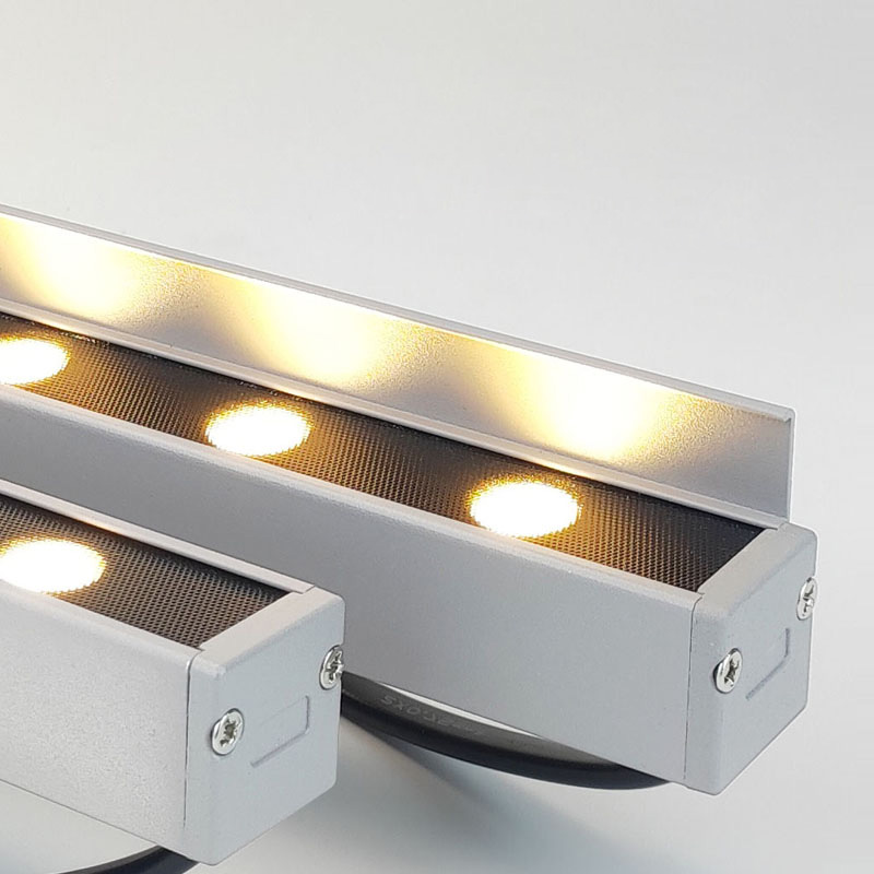 DC24V 12W 28X23mm White/Yellow Light Full Color Addressable DMX512 Outdoor Waterproof IP67 Aluminum Lens Linear LED Lighting LED Wall Wash Lighting DC24V 12W 28X23mm White/Yellow Light Full Color Addressable DMX512 Outdoor Waterproof IP67 Aluminum Lens Linear LED Lighting LED Wall Wash Lighting